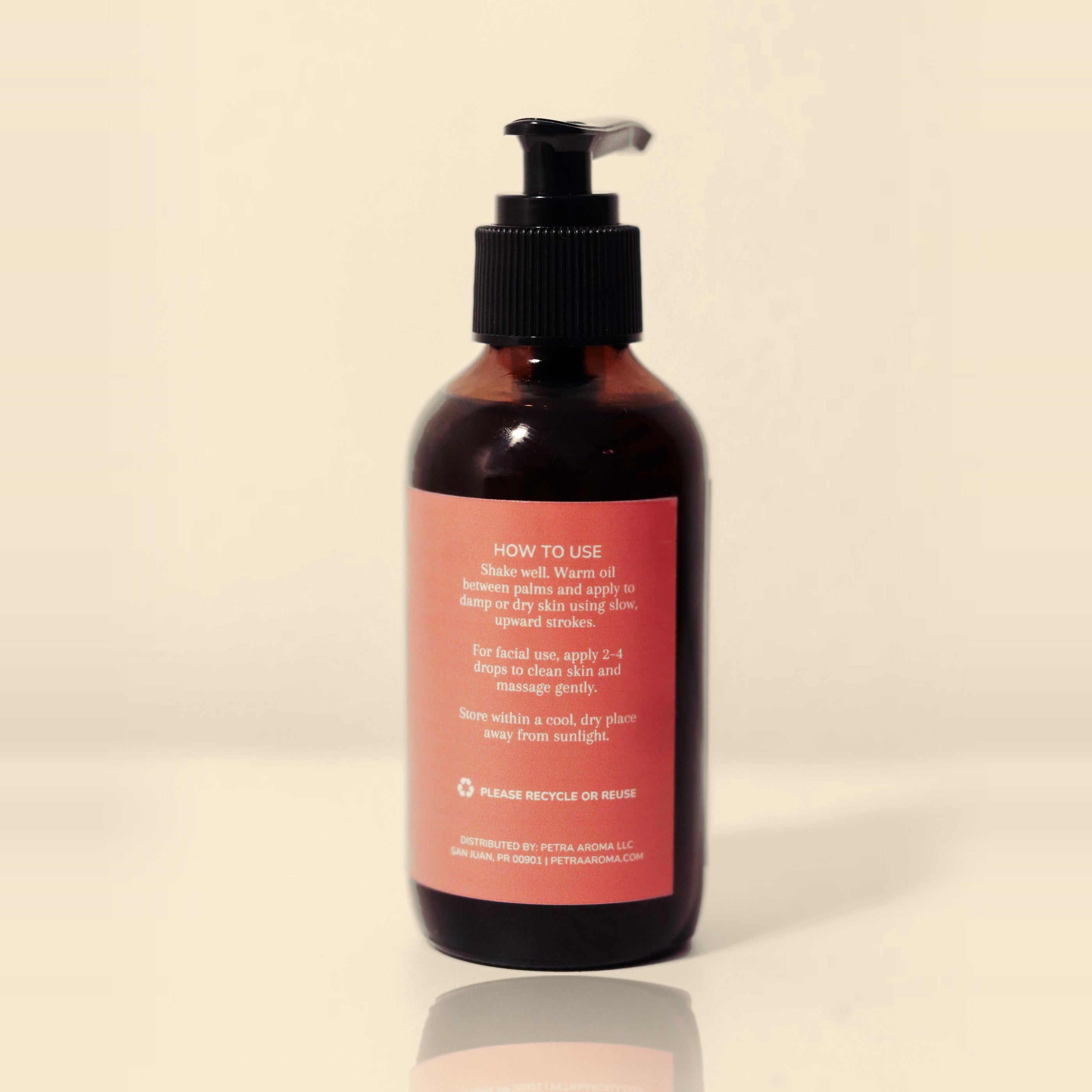 Caya how to use, back label