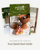 Included with your kit: the 8-page Petra Aroma Quick Start Spa Guide